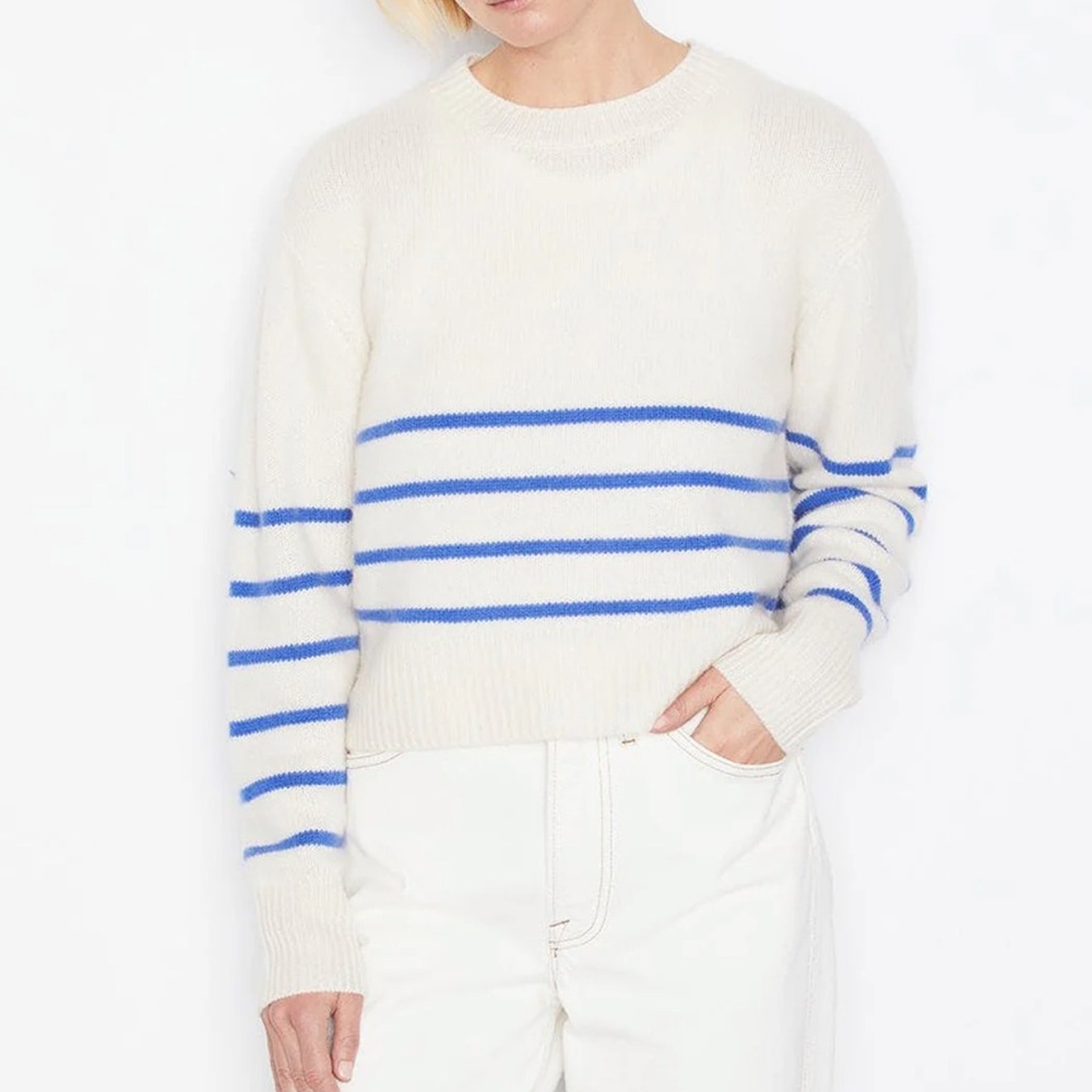 🟣 BOGO! Frame Clean Crewneck Sweater - Picture 4 of 11